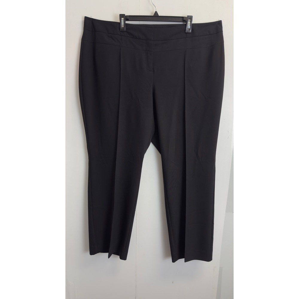 Worthington Women's Size 24W Modern Fit Black Dress Pants Trousers Plus